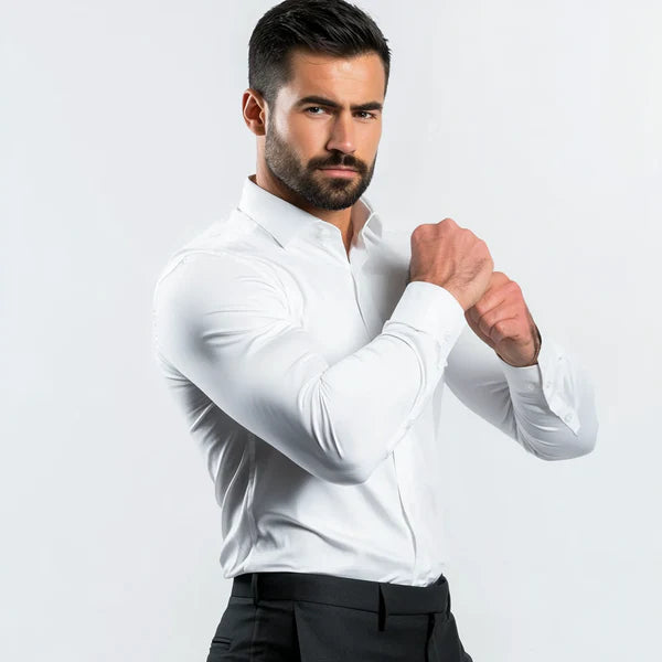 Camicia Antirughe a Taglio Slim